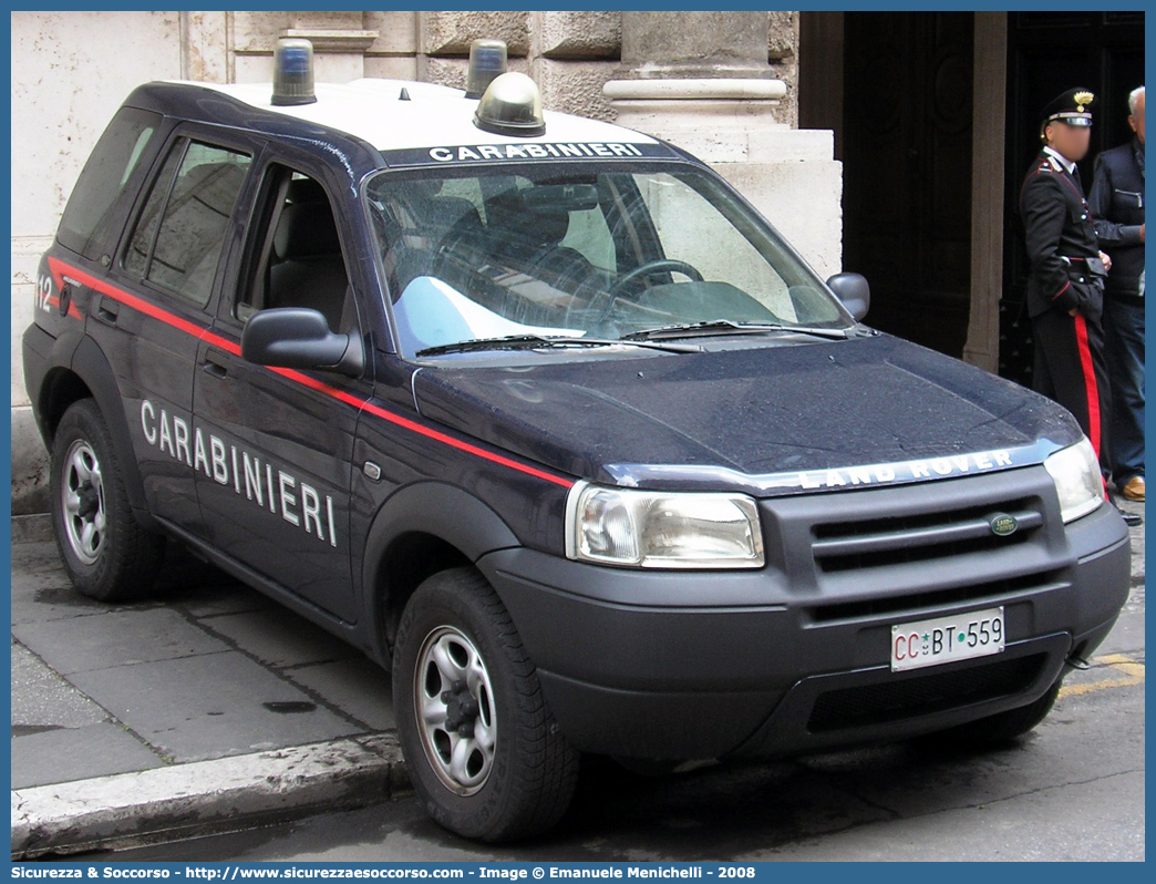 CC BT559
Arma dei Carabinieri
Land Rover Freelander I serie
Parole chiave: CCBT559;Arma dei Carabinieri;Land Rover Freelander I serie