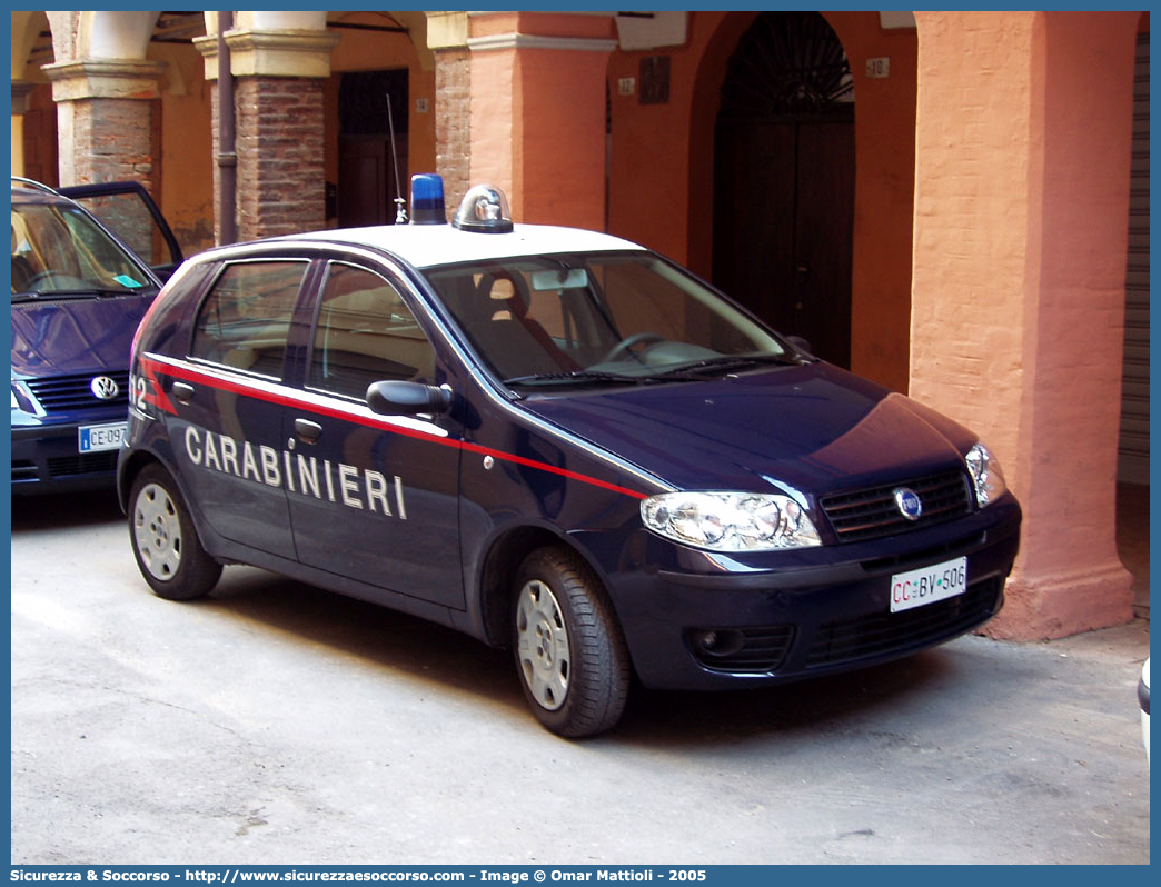 CC BV506
Arma dei Carabinieri
Fiat Punto III serie
Parole chiave: CC;C.C.;Arma;dei;Carabinieri;Fiat;Punto