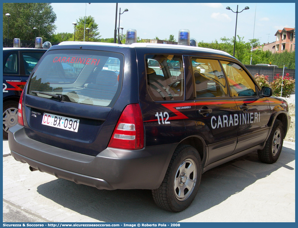 CC BX090
Arma dei Carabinieri
Subaru Forester III serie
Parole chiave: CC;C.C.;Arma;Carabinieri;Subaru;Forester