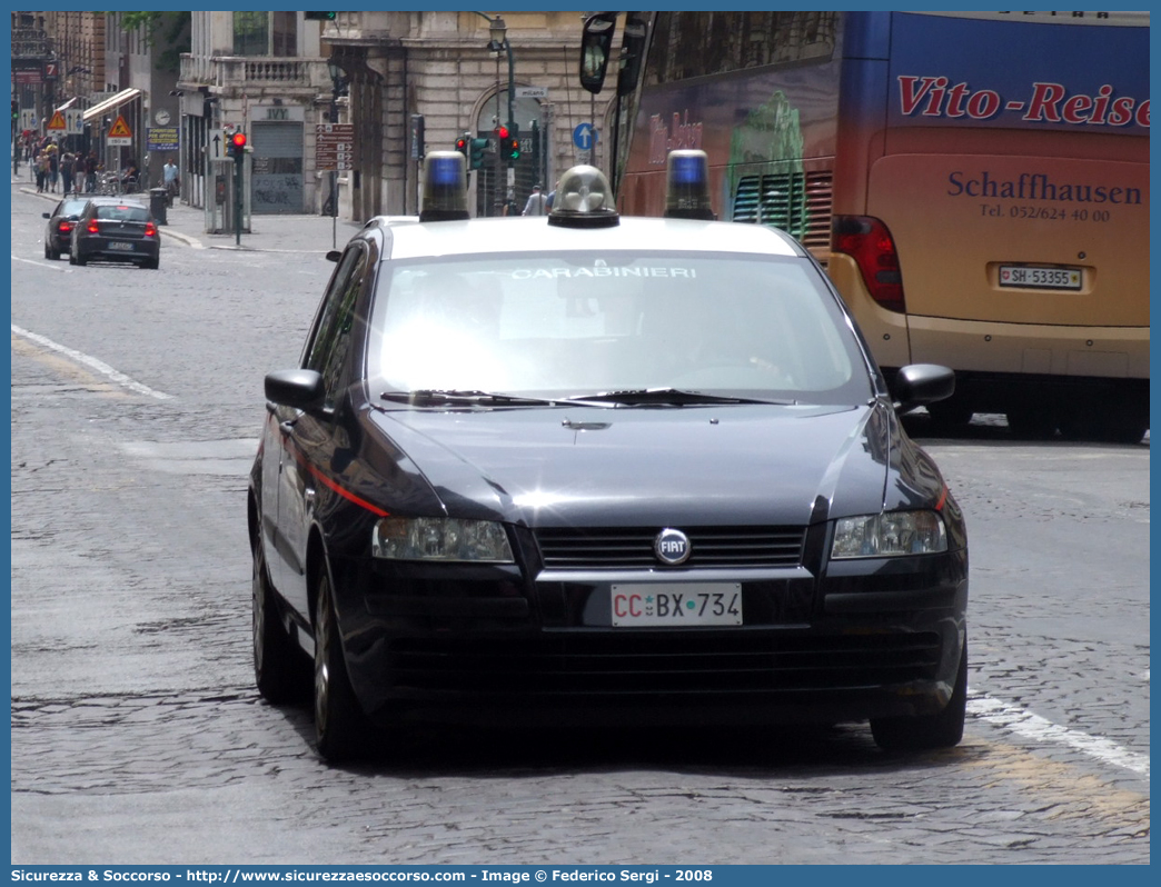 CC BX734
Arma dei Carabinieri
Fiat Stilo II serie
Parole chiave: CC;C.C.;Arma;dei;Carabinieri;Nucleo;Radiomobile;Radio;Mobile;Pattuglia;Pattuglie;Mobile;Mobili;di;Zona;Fiat;Stilo