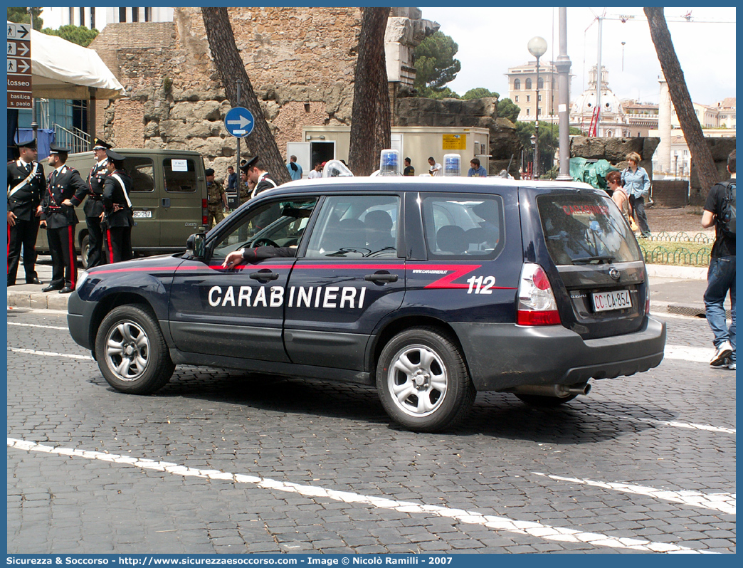 CC CA854
Arma dei Carabinieri
Subaru Forester IV serie
Parole chiave: CC;C.C.;Arma;Carabinieri;Subaru;Forester