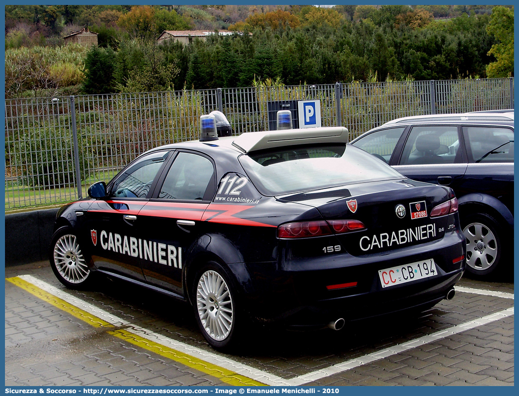 CC CB194
Arma dei Carabinieri
Alfa Romeo 159
con sistema "Falco"
Parole chiave: CC;C.C.;Arma;dei;Carabinieri;Alfa;Romeo;159;Radiomobile;Falco;CB194