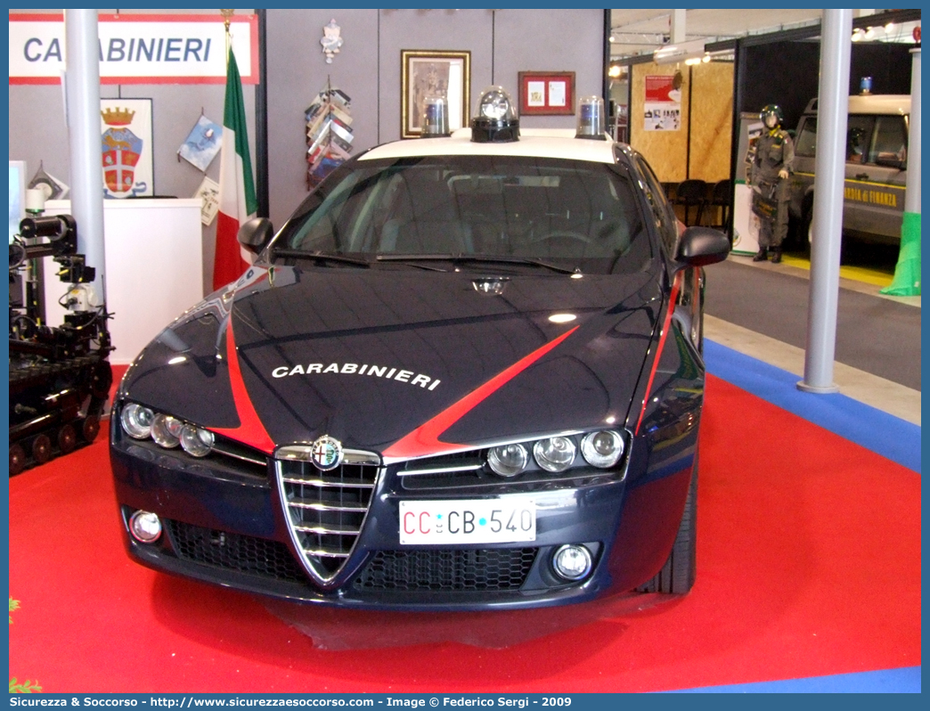 CC CB540
Arma dei Carabinieri
Alfa Romeo 159
con sistema "Falco"
Parole chiave: CC;C.C.;Arma;dei;Carabinieri;Alfa;Romeo;159;Radiomobile;Falco;CB540