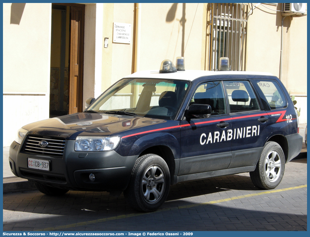 CC CB937
Arma dei Carabinieri
Subaru Forester IV serie
Parole chiave: CC;C.C.;Arma;Carabinieri;Subaru;Forester