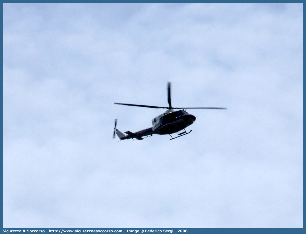 MM81166 / CC 01
Arma dei Carabinieri
Raggruppamento Carabinieri Aeromobili
Agusta Bell AB412 
Parole chiave: CC;C.C.;Arma;Carabinieri;Raggruppamento;Aeromobili;Agusta;Bell;AB412