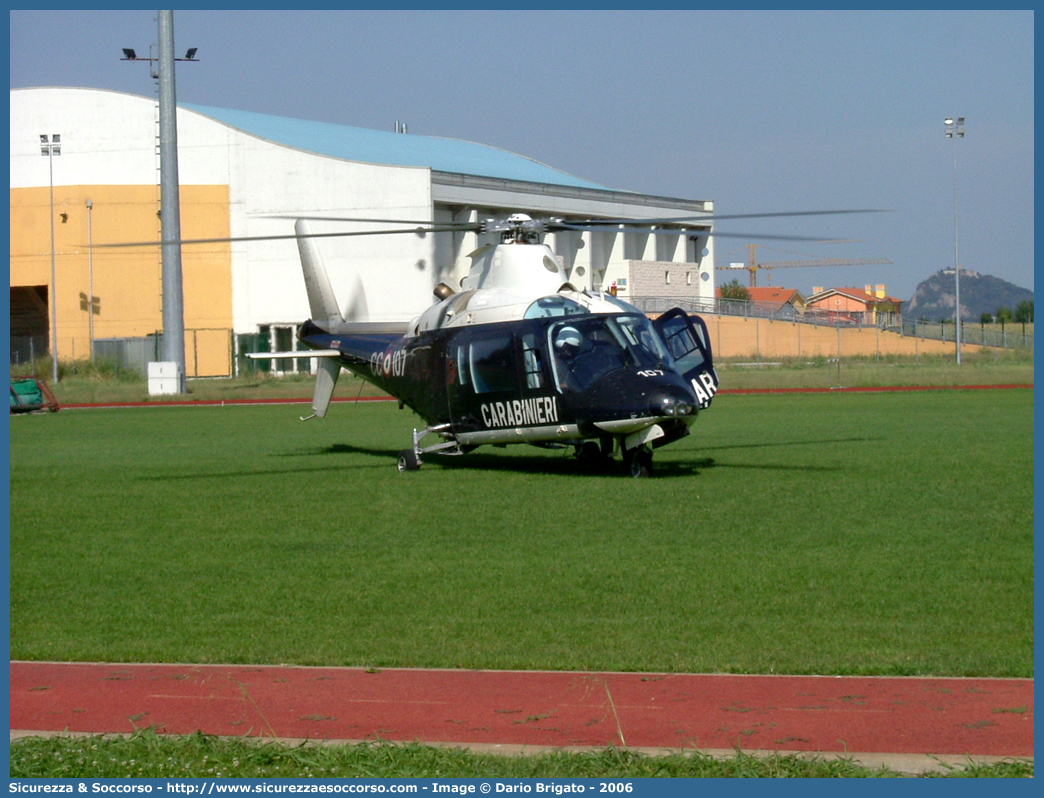 MM81219 / CC 107
Arma dei Carabinieri
Raggruppamento Carabinieri Aeromobili
Agusta A109 AII
Parole chiave: CC;C.C.;Arma;Carabinieri;Raggruppamento;Aeromobili;Agusta;A109;107