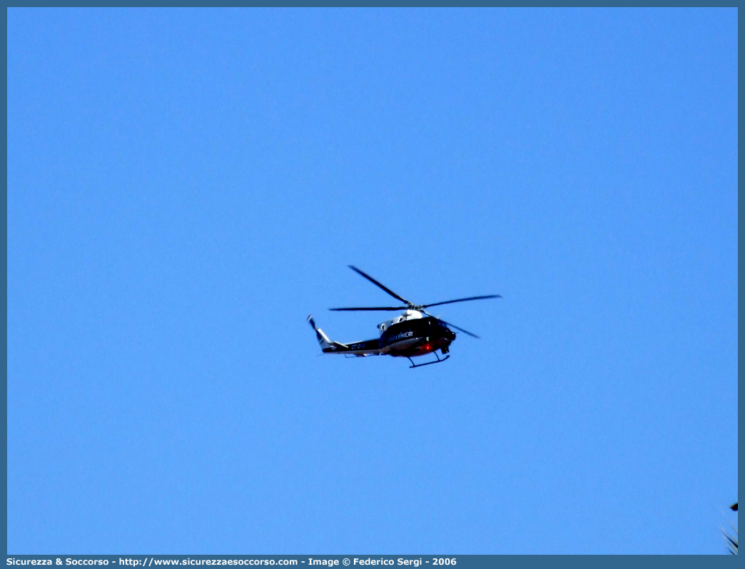 MM81314 / CC 10
Arma dei Carabinieri
Raggruppamento Carabinieri Aeromobili
Agusta Bell AB412 
Parole chiave: CC;C.C.;Arma;Carabinieri;Raggruppamento;Aeromobili;Agusta;Bell;AB412