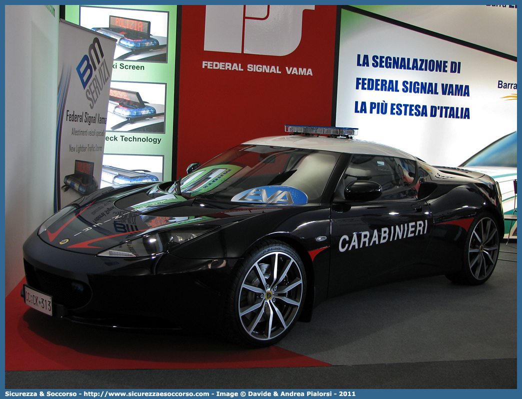 CC CK313
Arma dei Carabinieri
Lotus Evora S
Parole chiave: CC;C.C.;Arma;dei;Carabinieri;Lotus;Evora;S