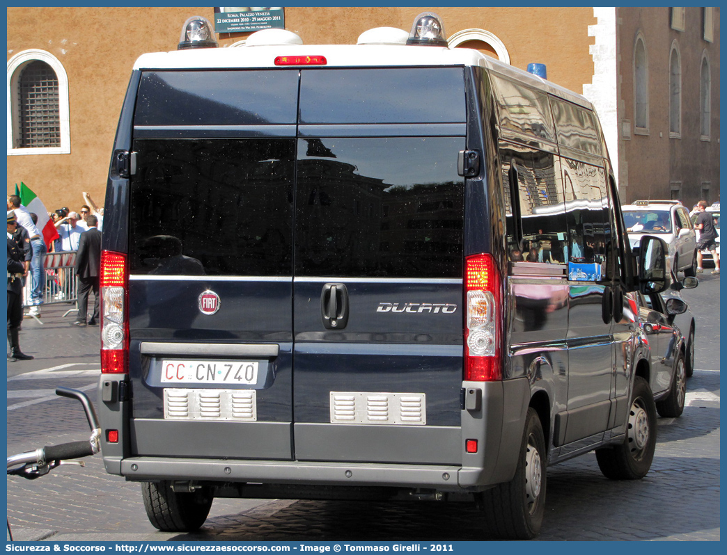 CC CN740
Arma dei Carabinieri
Centro e Nuclei Cinofili
Fiat Ducato III serie
Parole chiave: CC;C.C.;Arma;Carabinieri;Centro;Nucleo;Cinofili;Fiat;Ducato