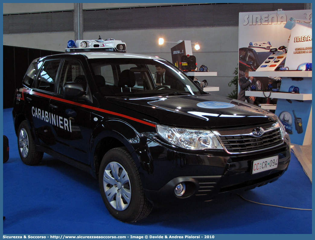 CC CR094
Arma dei Carabinieri
Subaru Forester V serie
Parole chiave: CC;C.C.;Arma;dei;Carabinieri;Subaru;Forester;EVA;E.V.A.