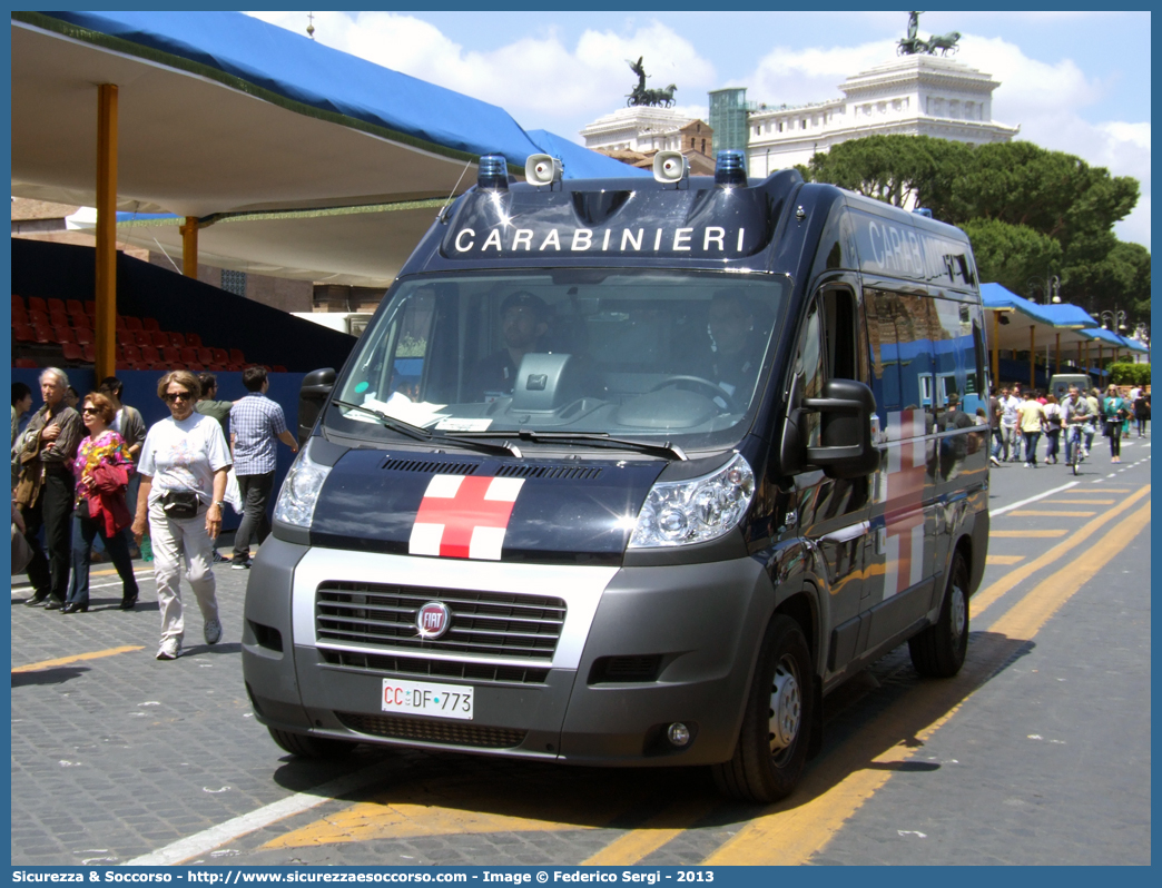 CC DF773
Arma dei Carabinieri
Servizio Sanitario
Fiat Ducato III serie
Allestitore FAST S.r.l.
Parole chiave: CC;C.C.;Arma;Carabinieri;Servizio Sanitario;Fiat;Ducato;X250;Fast;DF773