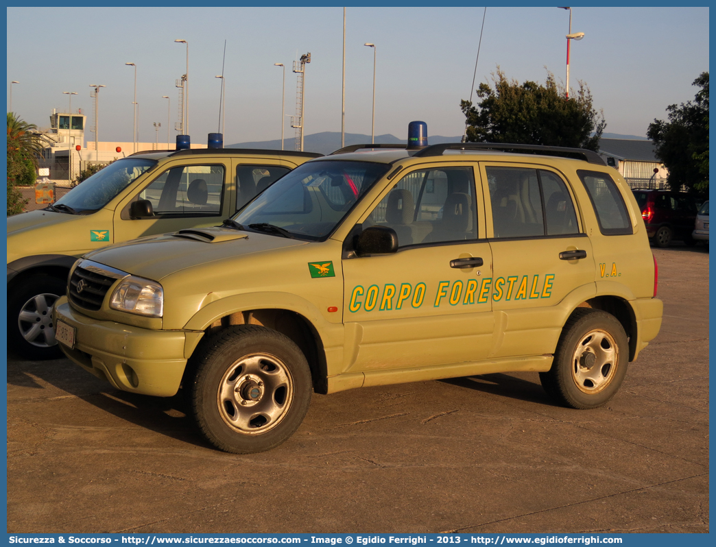 CFva B76 CA
Corpo Forestale
e di Vigilanza Ambientale
Regione Sardegna
Suzuki Grand Vitara II serie
Parole chiave: CFVA;C.F.V.A.;Corpo;Forestale;Vigilanza;Ambientale;Sardegna;Suzuki;Grand;Vitara