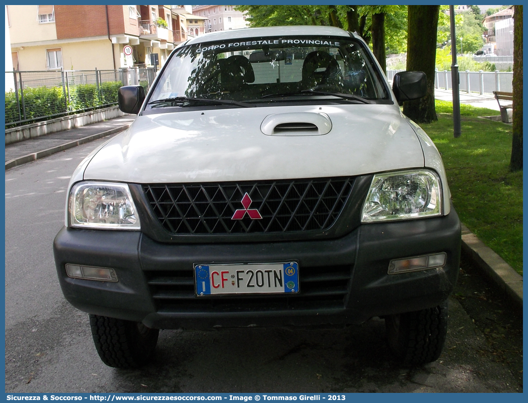 CF F20TN
Corpo Forestale
Provincia Autonoma di Trento
Mitsubishi L200 III serie restyling
Parole chiave: Corpo;Forestale;Trento;CF;C.F.;TN;T.N.;Mitsubishi;L200 III serie;CF F20TN;CFF20TN