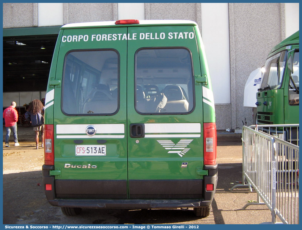 CFS 513AE
Corpo Forestale dello Stato
Fiat Ducato II serie restyling
Parole chiave: CFS;C.F.S.;Corpo;Forestale;dello;Stato;Fiat;Ducato