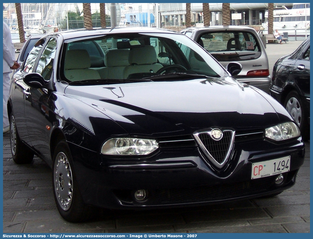 CP 1494
Corpo delle Capitanerie di Porto
Guardia Costiera 
Alfa Romeo 156 I serie
Parole chiave: CP;C.P.;GC;G.C.;Guardia;Costiera;Capitaneria;di;Porto;Alfa;Romeo;156;CP