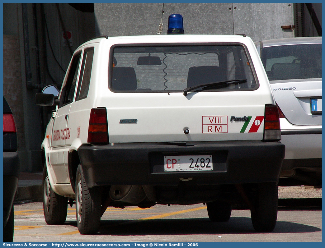 CP 2482
Corpo delle Capitanerie di Porto
Guardia Costiera 
Fiat Panda II serie
Parole chiave: GC;G.C.;CP;C.P.;Guardia;Costiera;Capitaneria;Capitanerie;di;Porto;Fiat;Panda