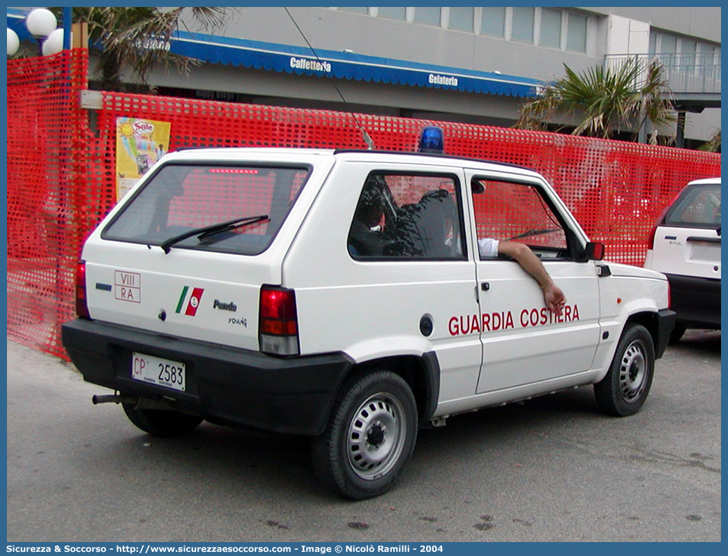 CP 2583
Corpo delle Capitanerie di Porto
Guardia Costiera 
Fiat Panda II serie
Parole chiave: GC;G.C.;CP;C.P.;Guardia;Costiera;Capitaneria;Capitanerie;di;Porto;Fiat;Panda