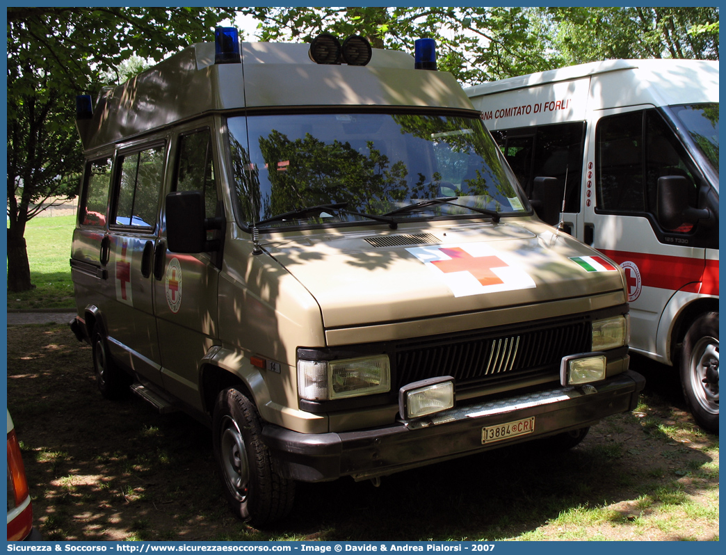 CRI 13884
Croce Rossa Italiana
Corpo Militare
Fiat Ducato I serie restyling
Allestitore Boneschi S.r.l.
Parole chiave: CRI;CRIM;C.R.I.;C.R.I.M.;Croce;Rossa;Italiana;Corpo;Militare;Fiat;Ducato;Boneschi;13884