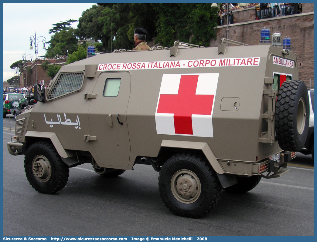 CRI A277C
Croce Rossa Italiana
Corpo Militare
Iveco VM 90P
Allestitore Boneschi S.r.l.
Parole chiave: CRIM;C.R.I.M.;Croce;Rossa;Italiana;Corpo;Militare;Iveco VM 90P;Boneschi