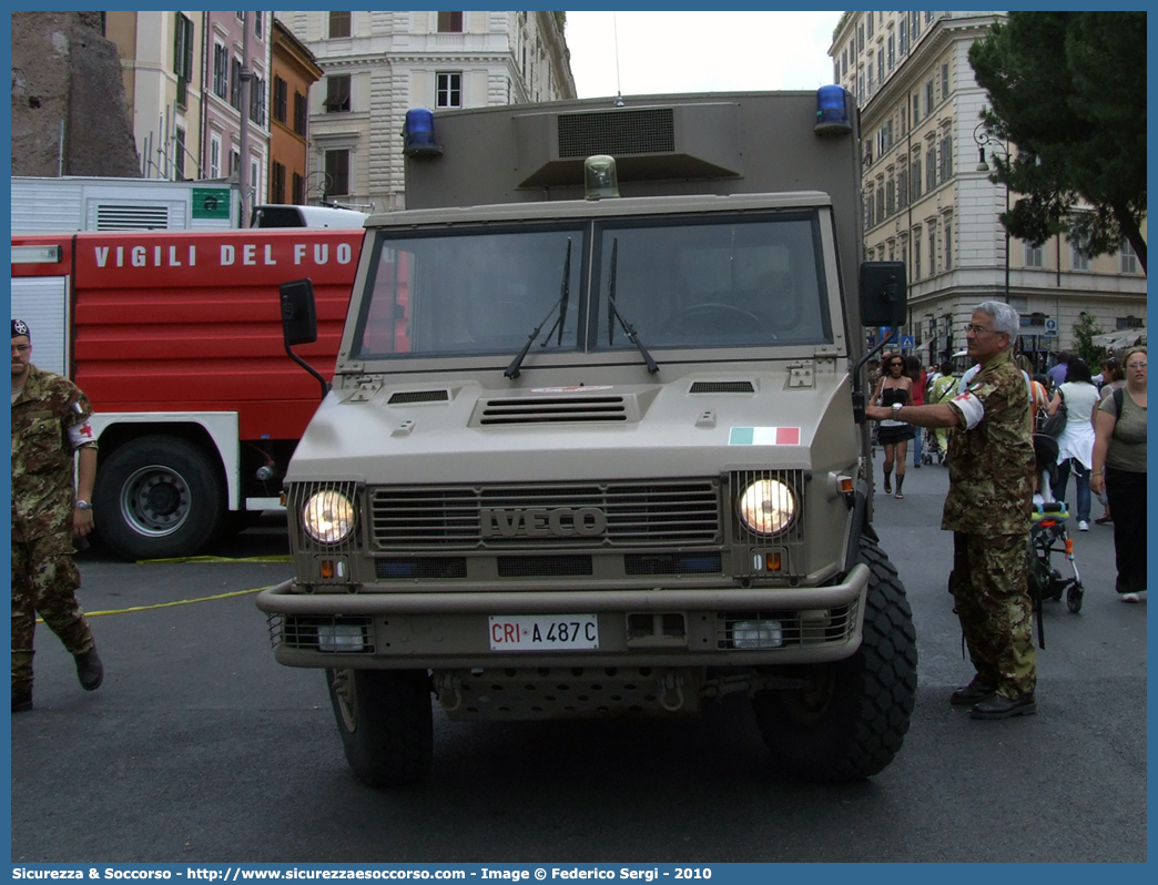 CRI A487C
Croce Rossa Italiana
Corpo Militare
Iveco VM 90
Allestitore Mussa & Graziano S.r.l.
Parole chiave: CRIM;C.R.I.M.;Croce;Rossa;Italiana;Corpo;Militare;Iveco;VM90;VM;90;Mussa;Graziano