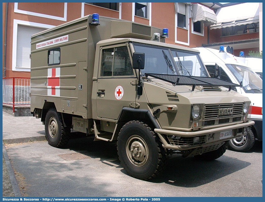 CRI A560B
Croce Rossa Italiana
Corpo Militare
Iveco VM 90
Allestitore Mussa & Graziano S.r.l.
Parole chiave: CRIM;C.R.I.M.;Croce;Rossa;Italiana;Corpo;Militare;Iveco;VM90;VM;90;Mussa;Graziano