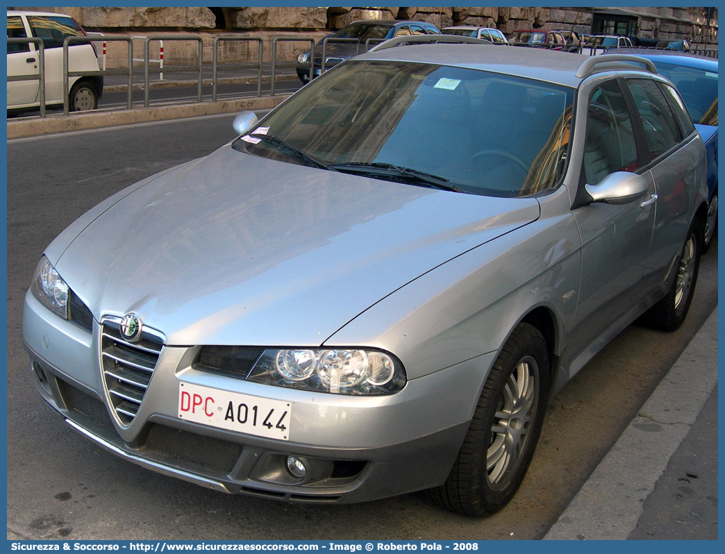 DPC A0144
Dipartimento Nazionale
Protezione Civile
Alfa Romeo 156 Crosswagon
Parole chiave: Dipartimento;Nazionale;Protezione;Civile;DPC;D.P.C.;DPCN;D.P.C.N.;DNPC;D.N.P.C.;Alfa Romeo;156;Crosswagon;A0144