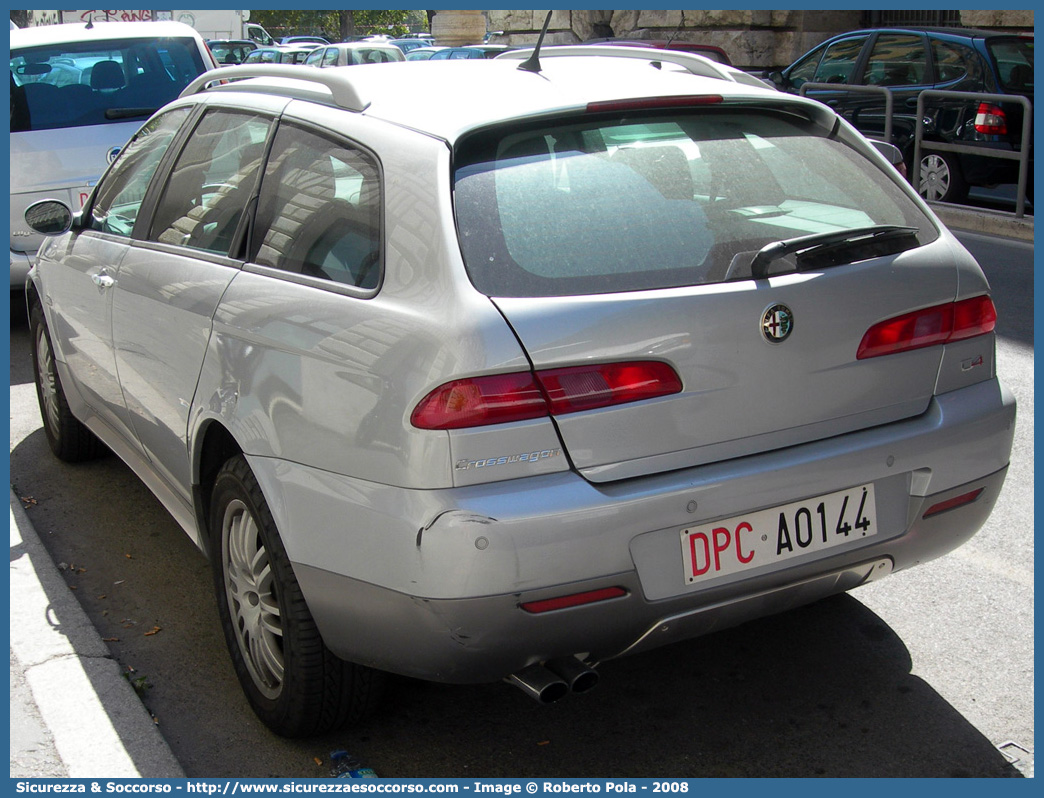 DPC A0144
Dipartimento Nazionale
Protezione Civile
Alfa Romeo 156 Crosswagon
Parole chiave: Dipartimento;Nazionale;Protezione;Civile;DPC;D.P.C.;DPCN;D.P.C.N.;DNPC;D.N.P.C.;Alfa Romeo;156;Crosswagon;A0144