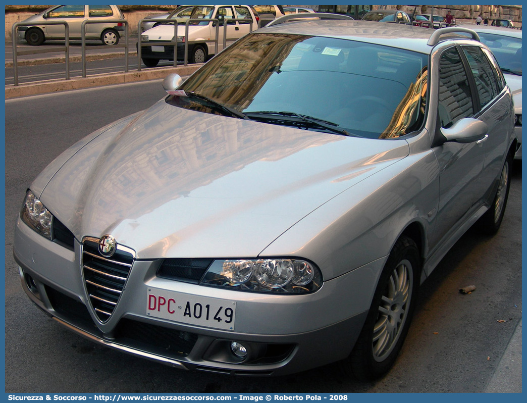 DPC A0149
Dipartimento Nazionale
Protezione Civile
Alfa Romeo 156 Crosswagon
Parole chiave: Dipartimento;Nazionale;Protezione;Civile;DPC;D.P.C.;DPCN;D.P.C.N.;DNPC;D.N.P.C.;Alfa Romeo;156;Crosswagon;A0149