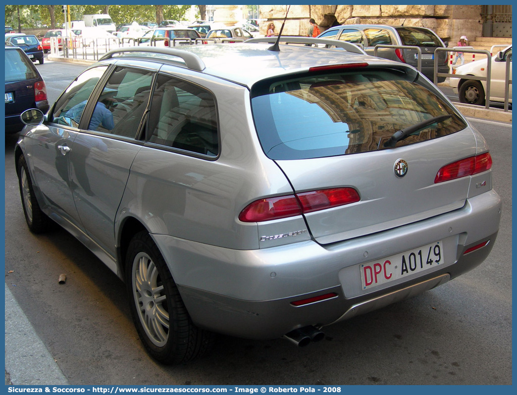 DPC A0149
Dipartimento Nazionale
Protezione Civile
Alfa Romeo 156 Crosswagon
Parole chiave: Dipartimento;Nazionale;Protezione;Civile;DPC;D.P.C.;DPCN;D.P.C.N.;DNPC;D.N.P.C.;Alfa Romeo;156;Crosswagon;A0149