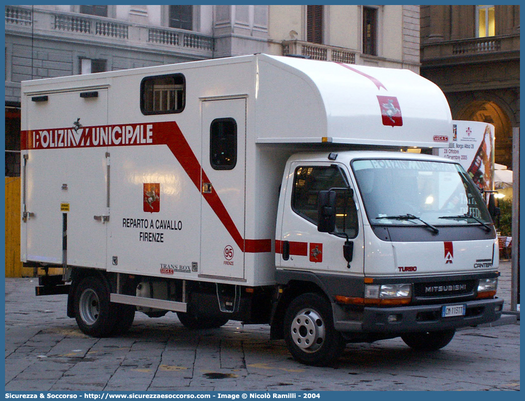 -
Polizia Municipale
Comune di Firenze
Mitsubishi Canter VI serie
Parole chiave: Polizia;Locale;Municipale;Firenze;Mitsubishi;Canter