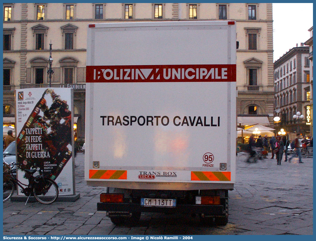 -
Polizia Municipale
Comune di Firenze
Mitsubishi Canter VI serie
Parole chiave: Polizia;Locale;Municipale;Firenze;Mitsubishi;Canter