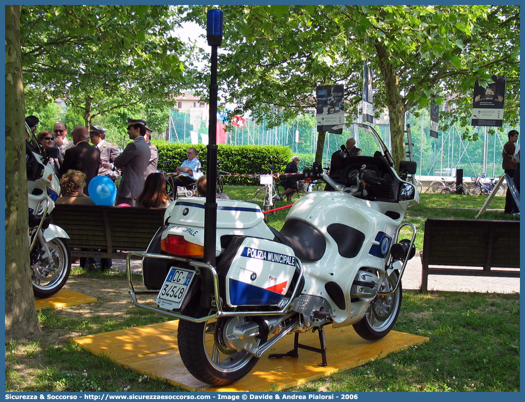 -
Polizia Municipale
Comune di Forlì
Bmw R850RT II serie
Parole chiave: Polizia;Locale;Municipale;Forlì;Bmw;R850RT