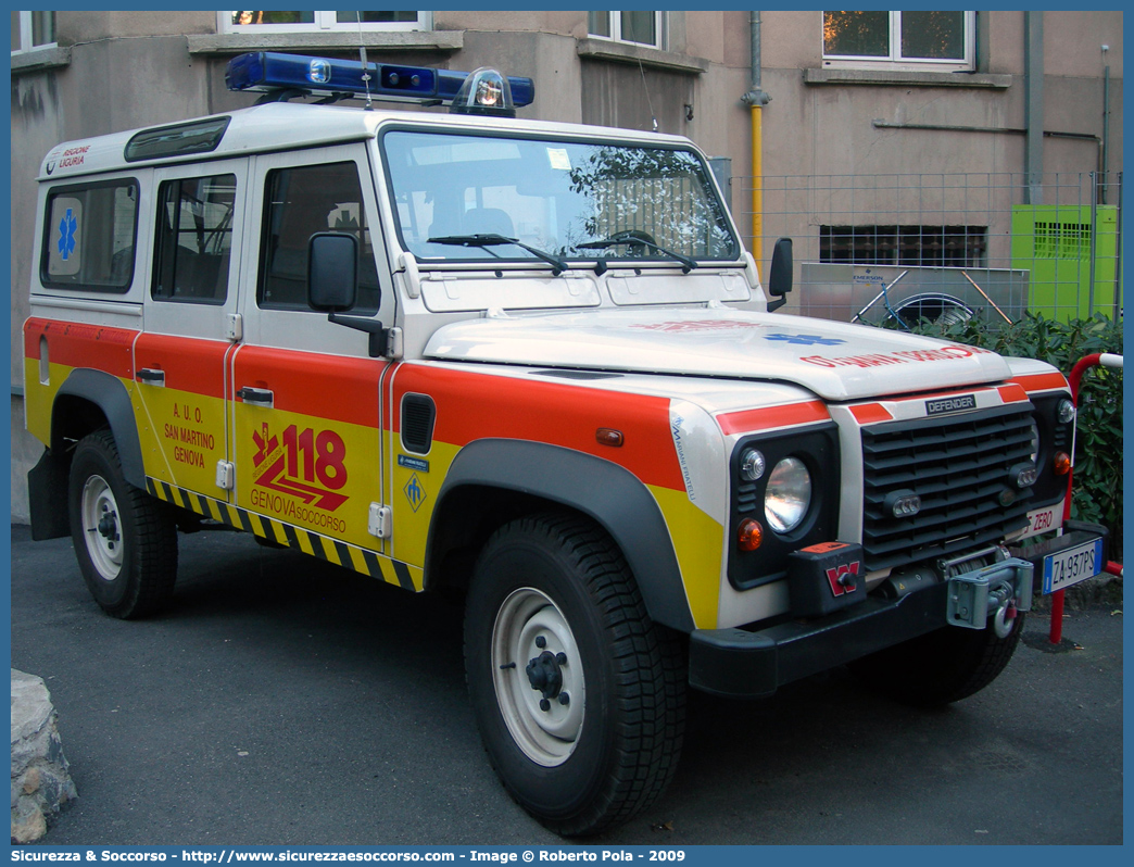 GOLF 0
118 Genova Soccorso
Land Rover Defender 110
Allestitore Mariani Fratelli S.r.l.
Parole chiave: 118;Genova;Soccorso;Automedica;Land Rover;Defender;110;Mariani Fratelli