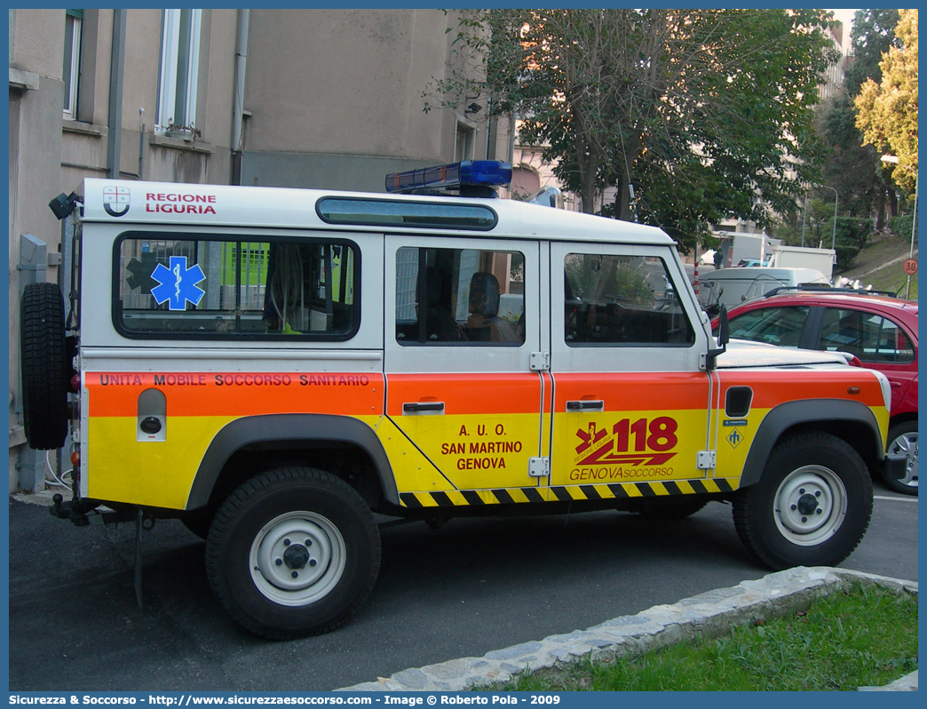 GOLF 0
118 Genova Soccorso
Land Rover Defender 110
Allestitore Mariani Fratelli S.r.l.
Parole chiave: 118;Genova;Soccorso;Automedica;Land Rover;Defender;110;Mariani Fratelli