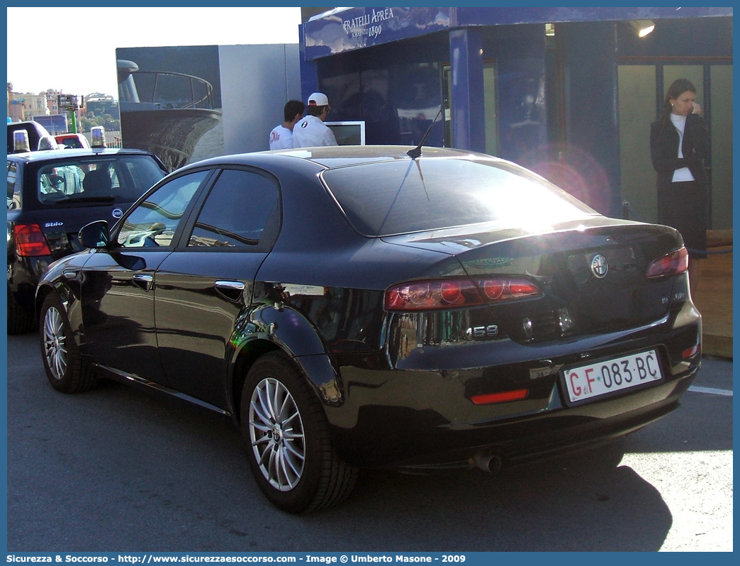 GdiF 083BC
Guardia di Finanza
Alfa Romeo 159
Parole chiave: GdiF;GDF;GF;Guardia;Finanza;Alfa;Romeo;159