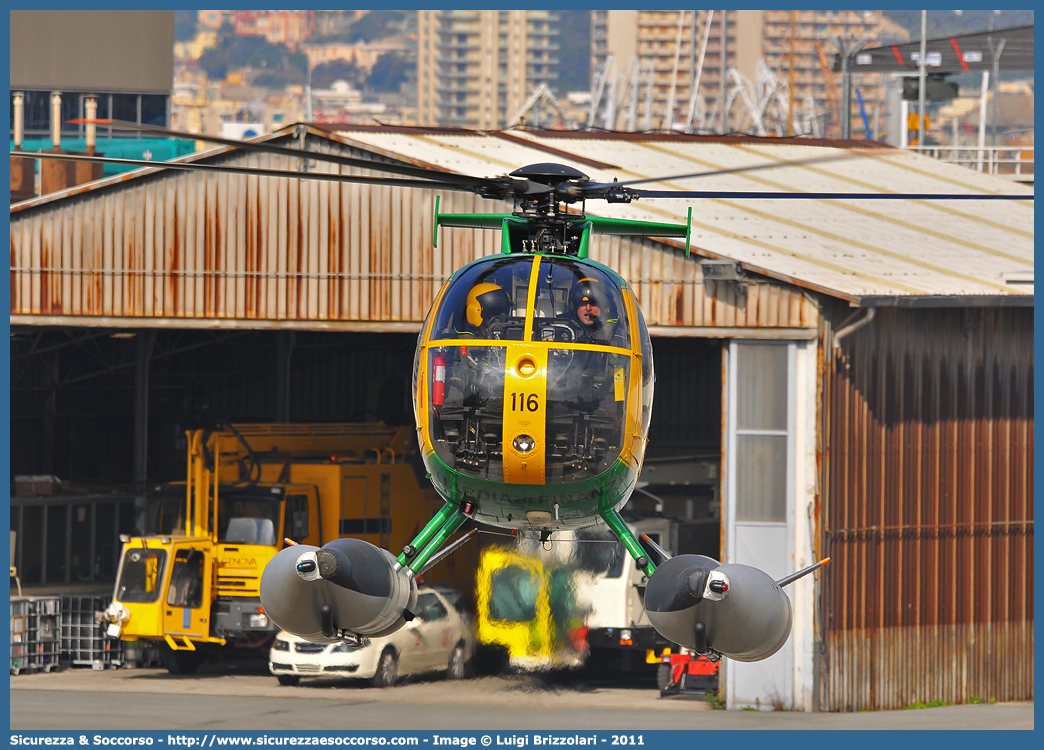 MM81136 / GdiF 116
Guardia di Finanza
R.O.A.N. Componente Aerea
Nardi Hughes NH500 MD 
Parole chiave: GdiF;G.D.F.;GDF;Guardia;di;Finanza;R.O.A.N.;ROAN;Componente;Aerea;Nardi;Hughes;NH500