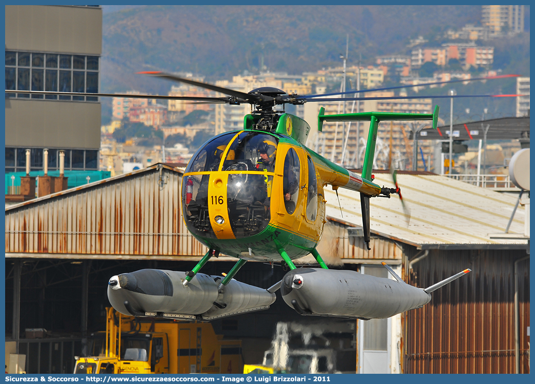 MM81136 / GdiF 116
Guardia di Finanza
R.O.A.N. Componente Aerea
Nardi Hughes NH500 MD 
Parole chiave: GdiF;G.D.F.;GDF;Guardia;di;Finanza;R.O.A.N.;ROAN;Componente;Aerea;Nardi;Hughes;NH500