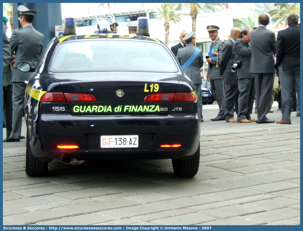 GdiF 138AZ
Guardia di Finanza
Alfa Romeo 156 II serie
Parole chiave: GDF;GdiF;G.D.F.;G.diF.;Guardia;Finanza;Guardia di Finanza;Alfa;Romeo;156