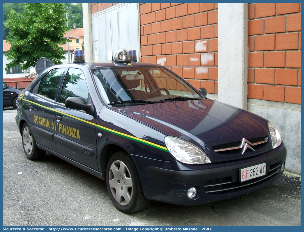 GdiF 262AY
Guardia di Finanza
Citroen Xsara II serie
Parole chiave: GdiF;G.D.F.;GDF;Guardia di Finanza;Citroen;Xsara