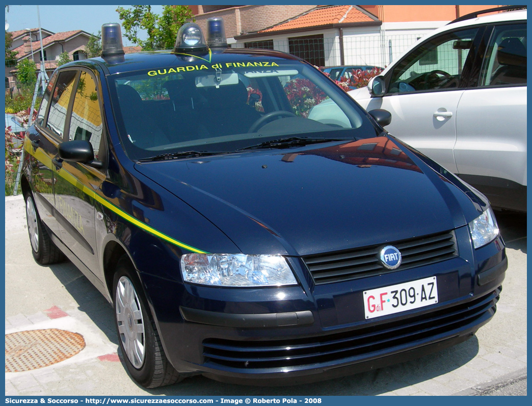 GdiF 309AZ
Guardia di Finanza
Fiat Stilo II serie
Parole chiave: GdiF;G.D.F.;GDF;Guardia di Finanza;Fiat;Stilo II serie;309AZ