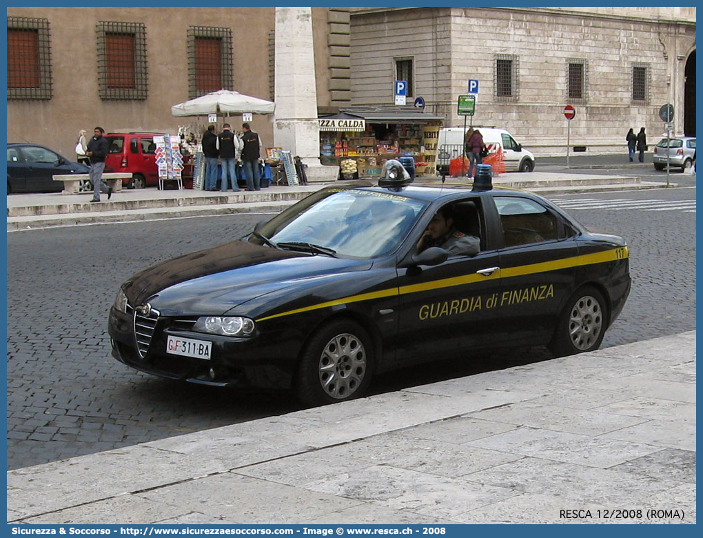 GdiF 311BA
Guardia di Finanza
Alfa Romeo 156 II serie
Parole chiave: GDF;GdiF;G.D.F.;G.diF.;Guardia;Finanza;Guardia di Finanza;Alfa;Romeo;156