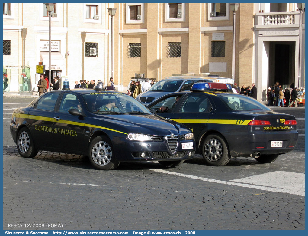 GdiF 311BA
Guardia di Finanza
Alfa Romeo 156 II serie
Parole chiave: GDF;GdiF;G.D.F.;G.diF.;Guardia;Finanza;Guardia di Finanza;Alfa;Romeo;156