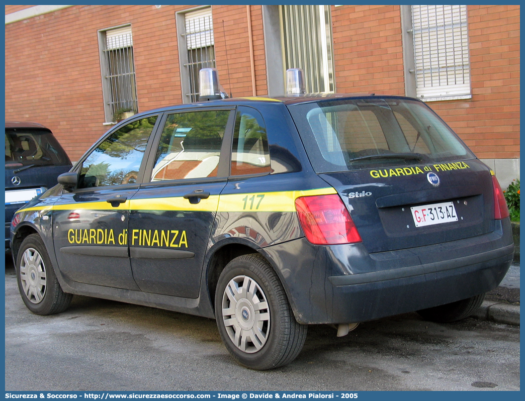 GdiF 313AZ
Guardia di Finanza
Fiat Stilo II serie
Parole chiave: GdiF;G.D.F.;GDF;Guardia di Finanza;Fiat;Stilo II serie;313AZ