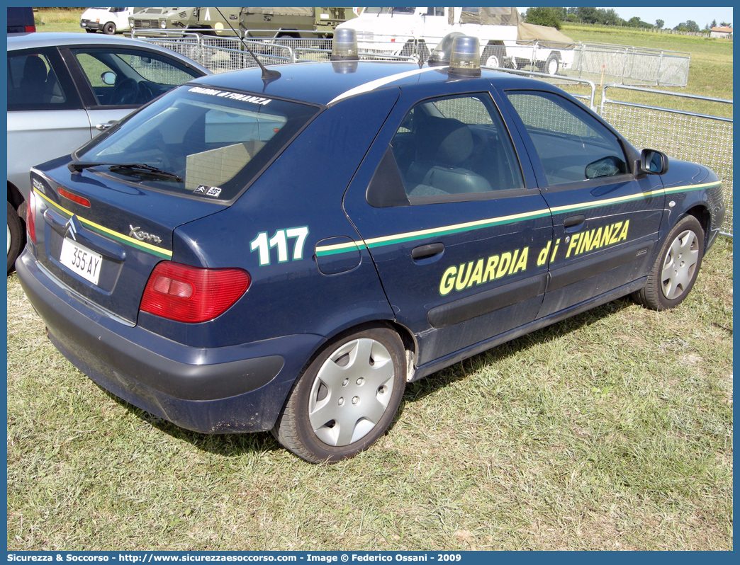 GdiF 355AY
Guardia di Finanza
Citroen Xsara II serie
Parole chiave: GdiF;G.D.F.;GDF;Guardia di Finanza;Citroen;Xsara