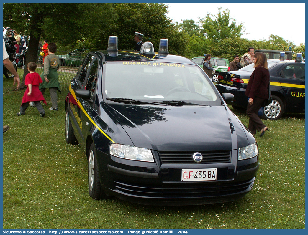 GdiF 435BA
Guardia di Finanza
Fiat Stilo II serie
Parole chiave: GdiF;G.D.F.;GDF;Guardia di Finanza;Fiat;Stilo II serie;435BA