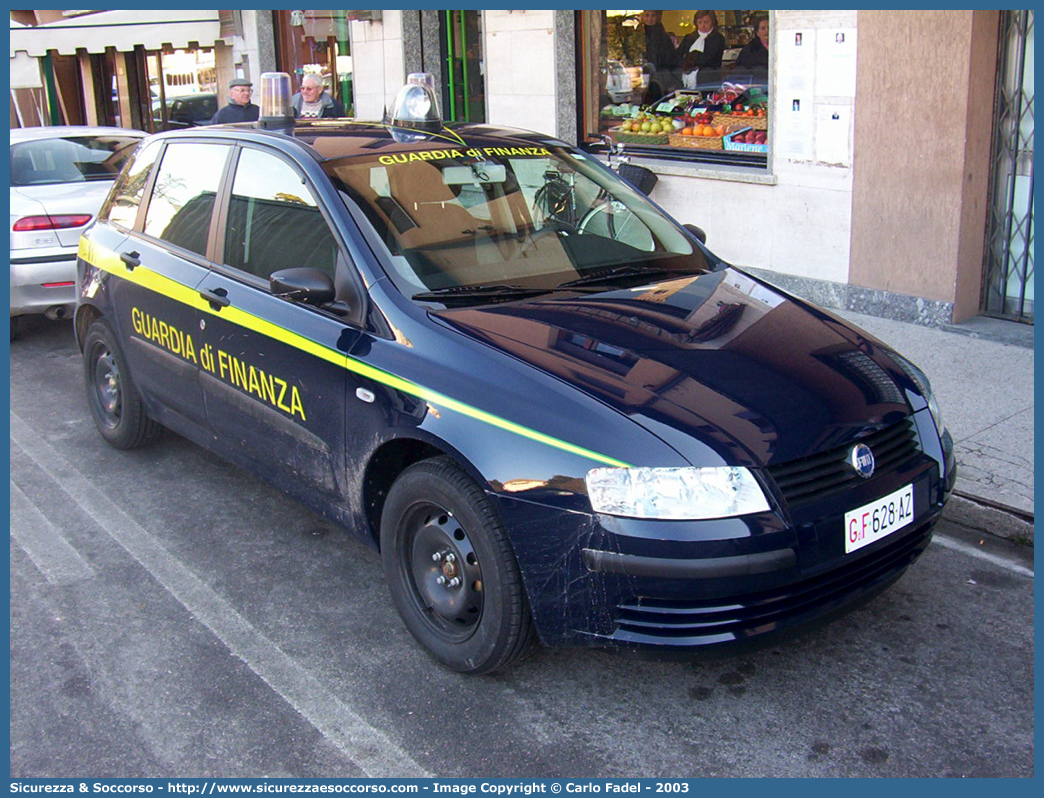 GdiF 628AZ
Guardia di Finanza
Fiat Stilo II serie
Parole chiave: GdiF;G.D.F.;GDF;Guardia di Finanza;Fiat;Stilo II serie;628AZ