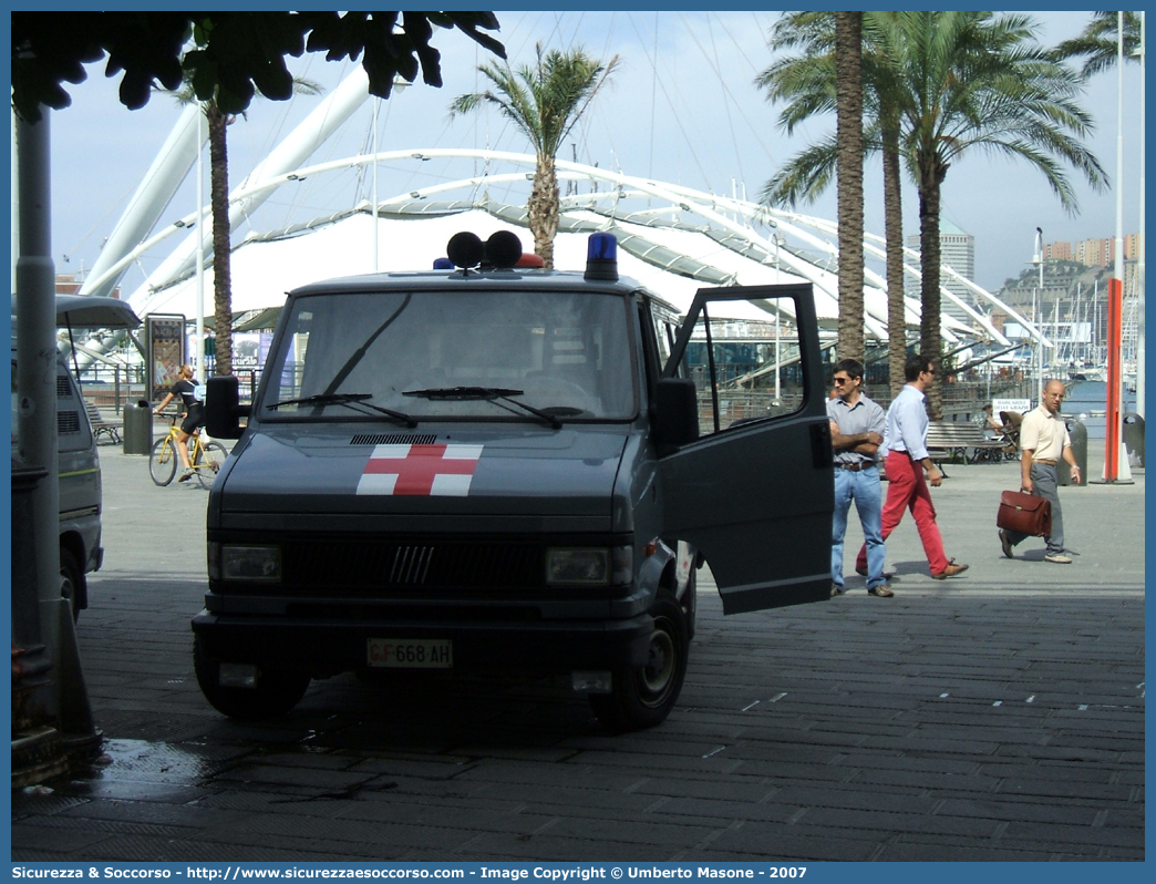 GdiF 668AH
Guardia di Finanza
Servizio Sanitario
Fiat Ducato I serie restyling
Parole chiave: GdiF;G.D.F.;GDF;Guardia di Finanza;Ambulanza;Fiat;Ducato I serie restyling;668AH