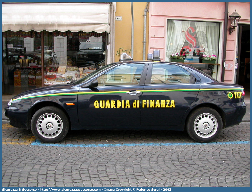 -
Guardia di Finanza
Alfa Romeo 156 I serie
Parole chiave: Guardia di Finanza;Alfa Romeo 156 I serie