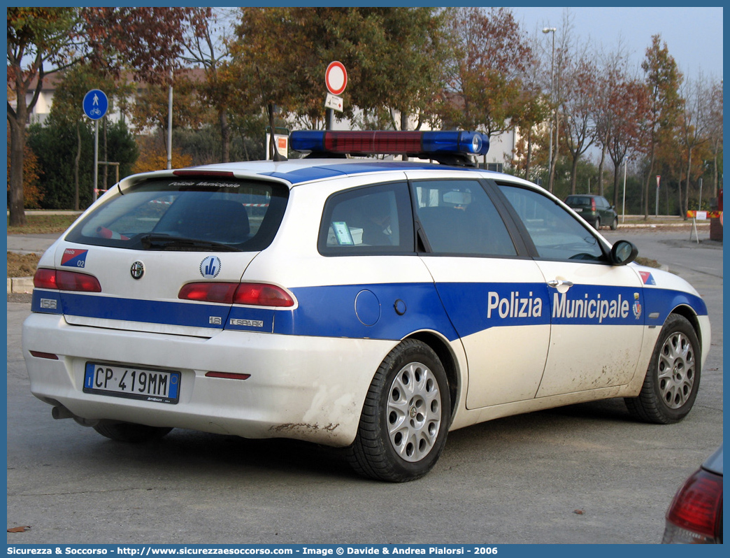 -
Polizia Municipale
Comune di Imola
Alfa Romeo 156 Sportwagon II serie
Parole chiave: Polizia;Locale;Municipale;Imola;Alfa Romeo;156;Sportwagon