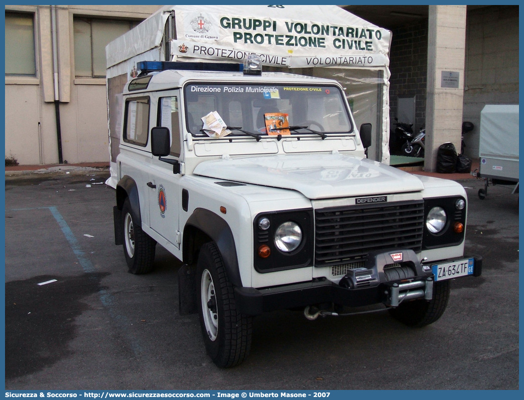 -
Polizia Municipale
Comune di Genova
Nucleo Protezione Civile
Land Rover Defender 90
Parole chiave: Polizia;Locale;Municipale;Genova;Land Rover;Defender;90;Protezione;Civile